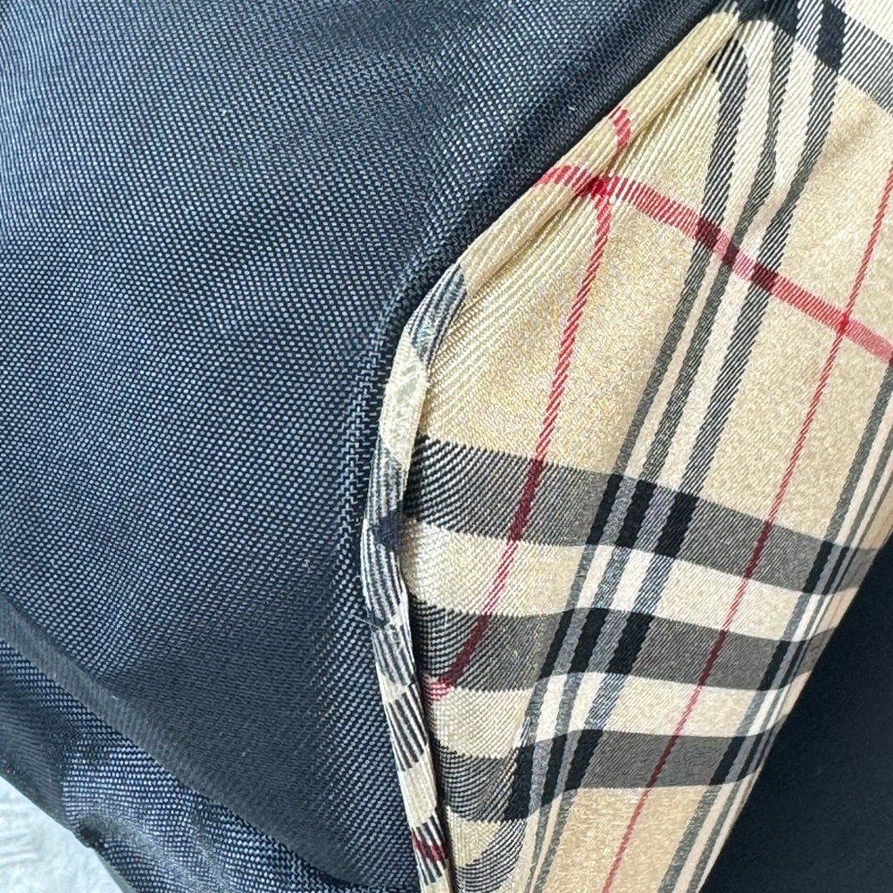 Burberry Blue Label Nova Check Black Nylon - Picture 17 of 17